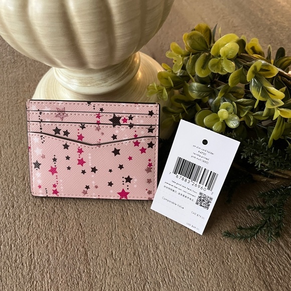 kate spade Accessories - 💕♠️ NWT kate spade ♠️💕 Twinkle Printed Slim Card Holder